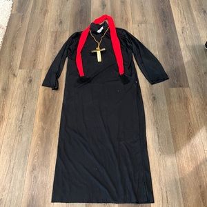 Used Once Halloween Priest Costume